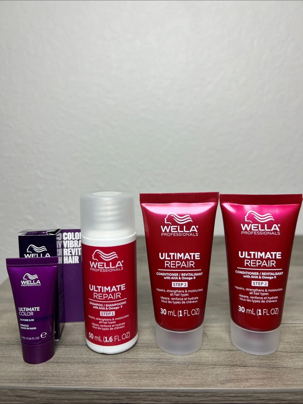 Wella Ultimate Repair Shampoo & Conditioner, Ultimate Color Mask Bundle